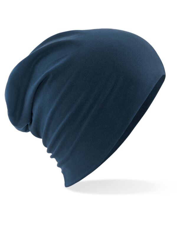 B368 Beechfield Hemsedal Cotton Slouch Beanie French Navy B368 Beechfield Hemsedal Cotton Slouch Beanie French Navy