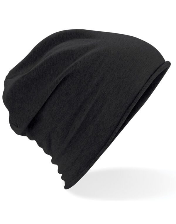 B361 Beechfield Jersey Beanie Black B361 Beechfield Jersey Beanie Black