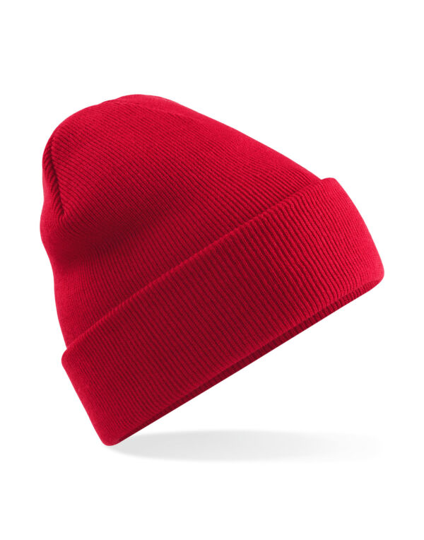 B375R Beechfield Polyana Original Cuffed Beanie Classic Red