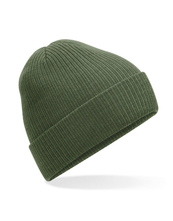 B376R Beechfield Polylana Ribbed Beanie Olive Green B376R Beechfield Polylana Ribbed Beanie Olive Green