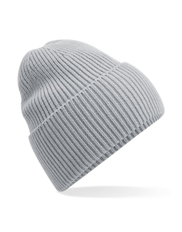 B384R Beechfield Oversized Cuffed Beanie Light Grey B384R Beechfield Oversized Cuffed Beanie Light Grey