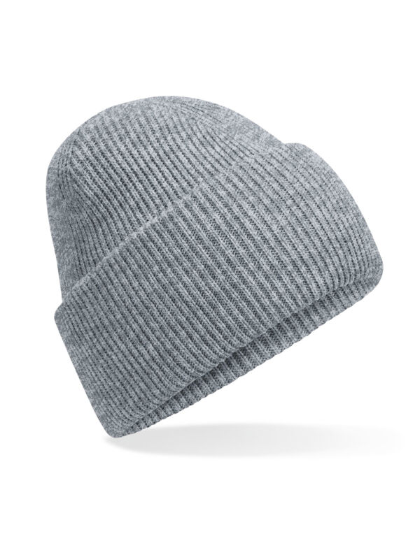 B385R Beechfield Classic Deep Cuffed Beanie Ash Grey B385R Beechfield Classic Deep Cuffed Beanie Ash Grey
