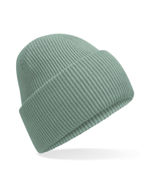 B385R Beechfield Classic Deep Cuffed Beanie Dusty Green