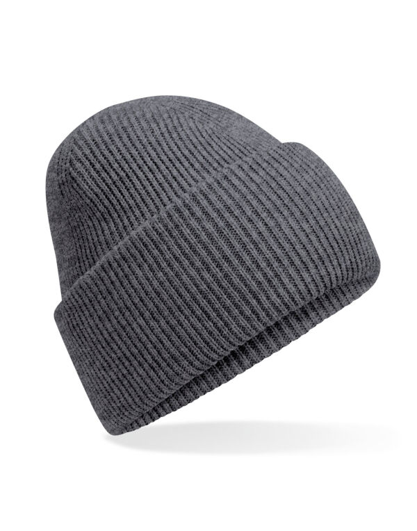 B385R Beechfield Classic Deep Cuffed Beanie Granite