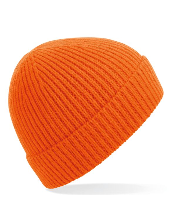 B380 Beechfield Engineered Knit Ribbed Beanie Orange B380 Beechfield Engineered Knit Ribbed Beanie Orange