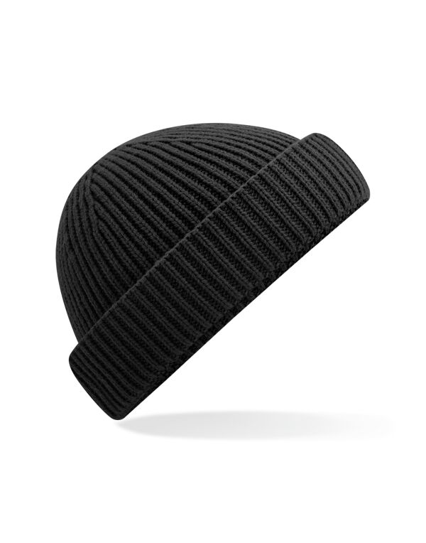 B383R Beechfield Harbour Beanie Black B383R Beechfield Harbour Beanie Black