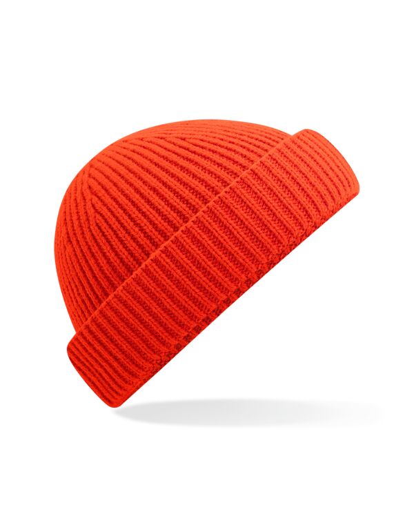B383R Beechfield Harbour Beanie Fire Red B383R Beechfield Harbour Beanie Fire Red