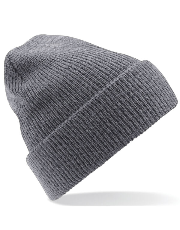B425 Beechfield Heritage Beanie Graphite