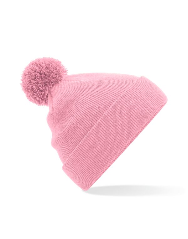 B426B Beechfield Junior Original Pompom Beanie Dusky Pink B426B Beechfield Junior Original Pompom Beanie Dusky Pink