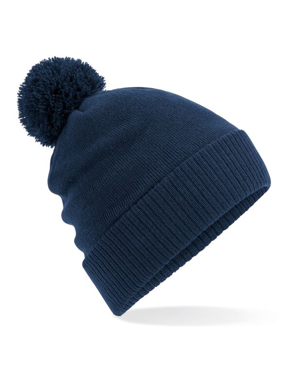 B439 Beechfield Thermal Snowstar Beanie French Navy