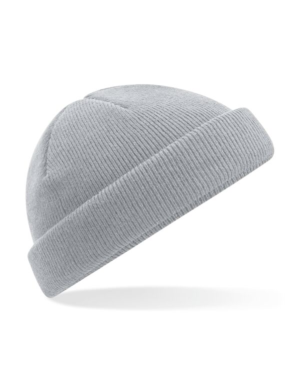 B43R Beechfield Recycled Mini Fisherman Beanie Light Grey B43R Beechfield Recycled Mini Fisherman Beanie Light Grey
