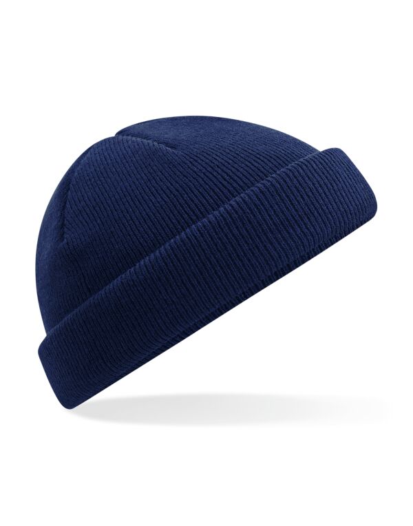 B43R Beechfield Recycled Mini Fisherman Beanie Oxford Navy
