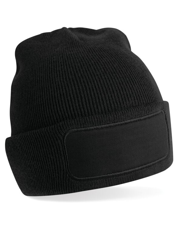 B445 Beechfield Original Patch Beanie Black B445 Beechfield Original Patch Beanie Black