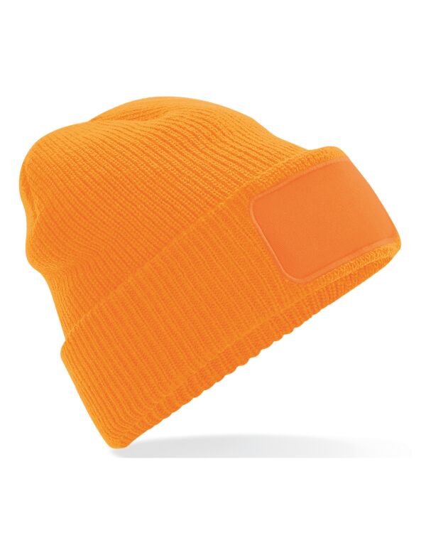 B440 Fluoresent Orange Thinsulate™ Patch Beanie B440 Fluoresent Orange Thinsulate™ Patch Beanie