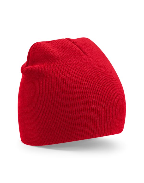 B44R Beechfield Recycled Original Pull-On Beanie Classic Red B44R Beechfield Recycled Original Pull-On Beanie Classic Red