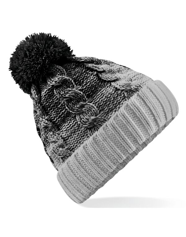 B459 Beechfield Ombré Beanie Black/Light Grey B459 Beechfield Ombré Beanie Black/Light Grey