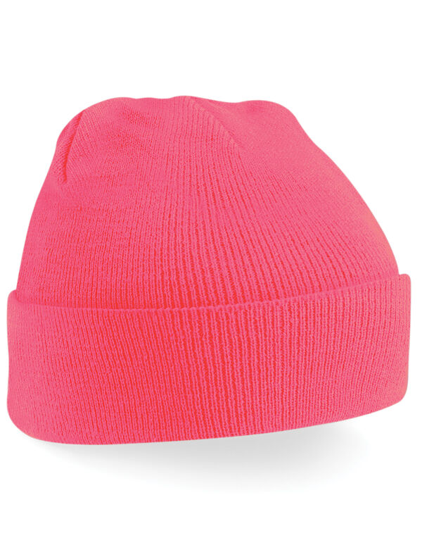 B45 Beechfield Original Cuffed Beanie Fluorescent Pink B45 Beechfield Original Cuffed Beanie Fluorescent Pink