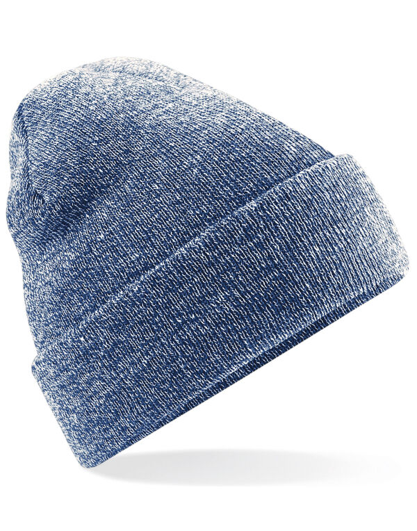 B45 Beechfield Original Cuffed Beanie Heather Navy
