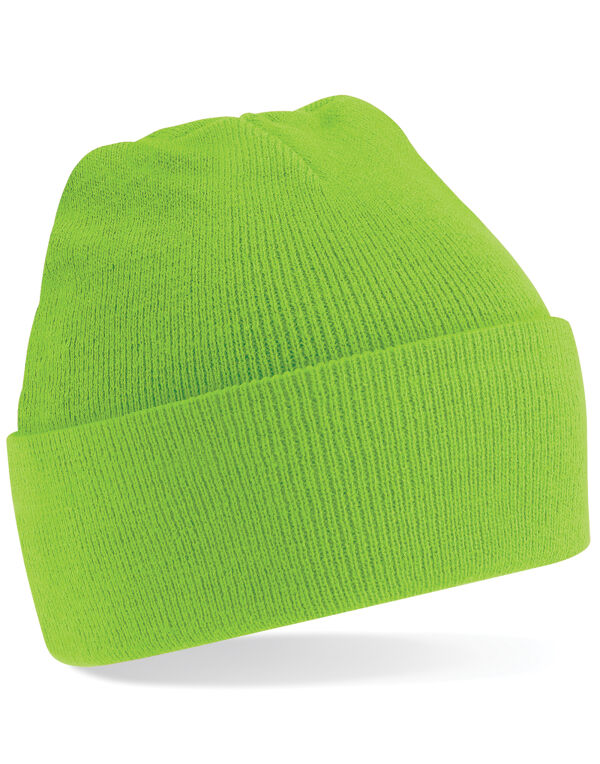 B45 Beechfield Original Cuffed Beanie Lime B45 Beechfield Original Cuffed Beanie Lime