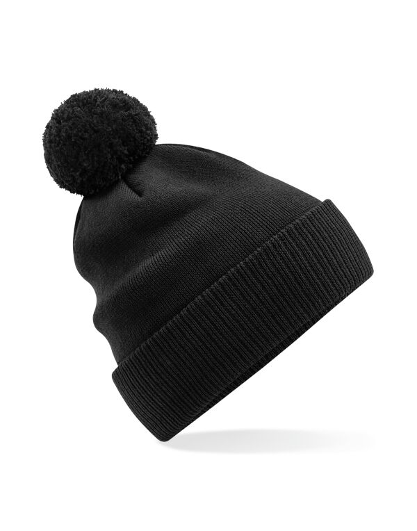 B450N Beechfield Organic Cotton Snowstar Beanie Black B450N Beechfield Organic Cotton Snowstar Beanie Black