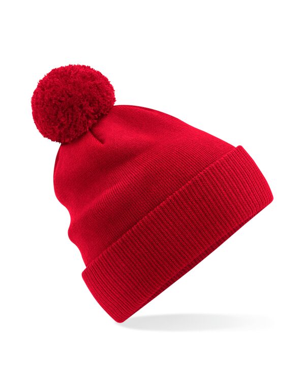 B450N Beechfield Organic Cotton Snowstar Beanie Classic Red