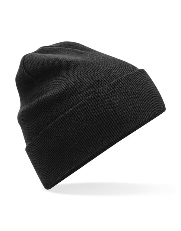 B45N Beechfield Organic Cotton Original Cuffed Beanie Black B45N Beechfield Organic Cotton Original Cuffed Beanie Black