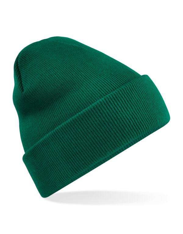 B45R Beechfield Recycled Original Cuffed Beanie Bottle Green