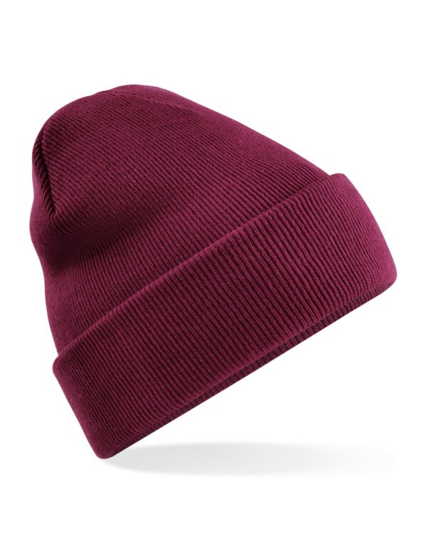 B45R Beechfield Recycled Original Cuffed Beanie Burgundy B45R Beechfield Recycled Original Cuffed Beanie Burgundy