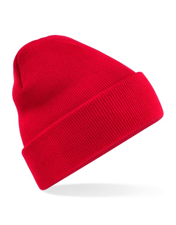 B45R Beechfield Recycled Original Cuffed Beanie Classic Red