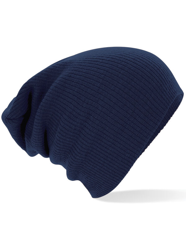 B461 Beechfield Slouch Beanie French Navy