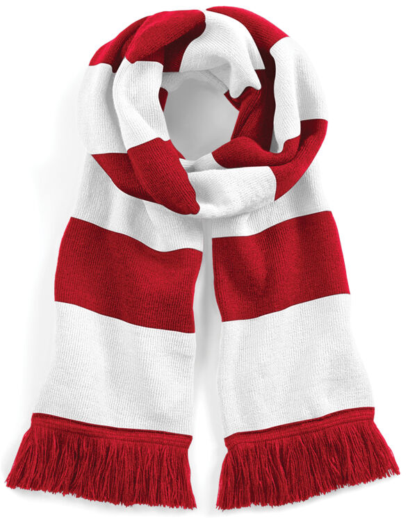 B479 Beechfield Stadium Scarf Classic Red/White B479 Beechfield Stadium Scarf Classic Red/White