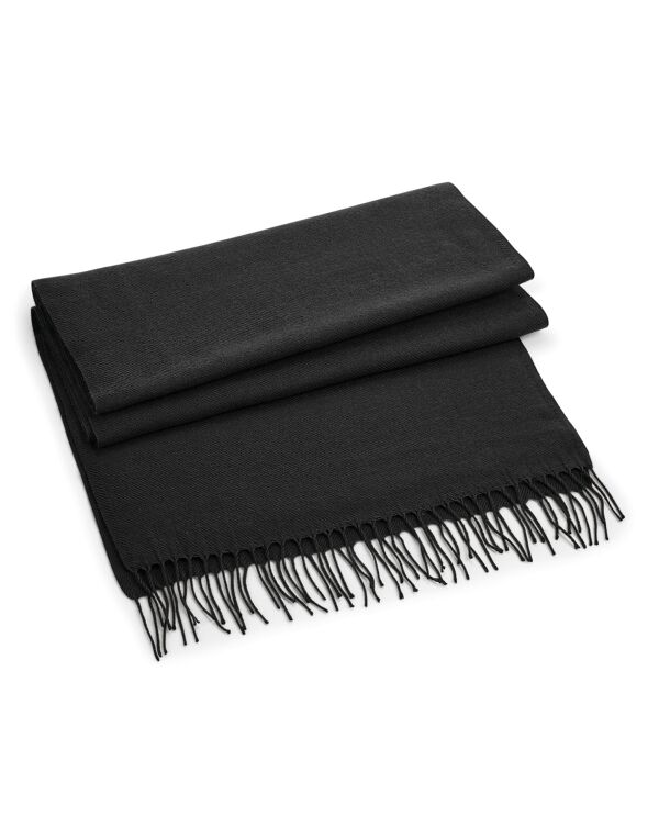 B500 Beechfield Classic Woven Scarf Black B500 Beechfield Classic Woven Scarf Black