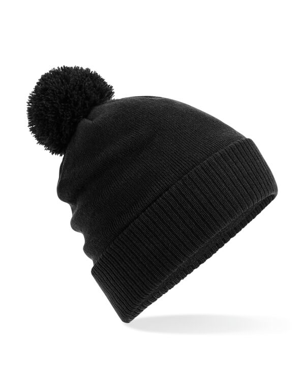 B502 Beechfield Water Repellent Thermal Snowstar Beanie Black
