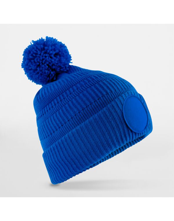 B530R Beechfield Fan Patch Beanie Bright Royal