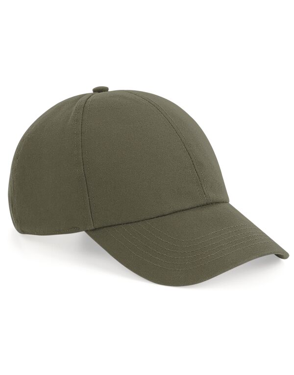 B54 Beechfield EarthAware Organic Cotton Canvas Cap Olive Green