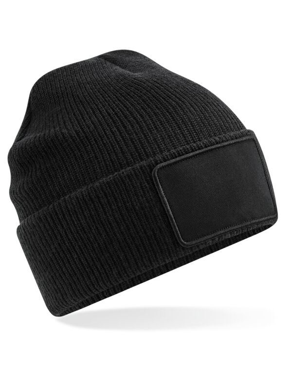 B540 Black Removable Patch Thinsuate™ Beanie B540 Black Removable Patch Thinsuate™ Beanie