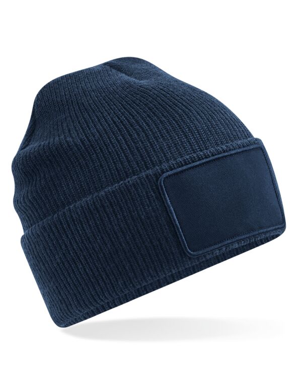 B540 French Navy Removable Patch Thinsuate™ Beanie