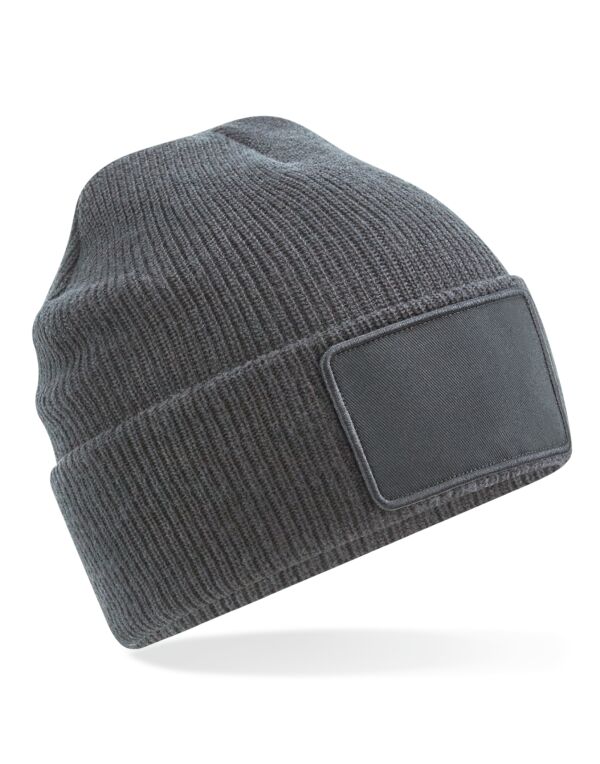 B540 Graphite Grey Removable Patch Thinsuate™ Beanie