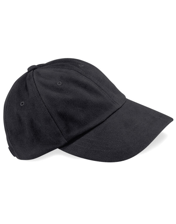 B57 Beechfield Low Profile Heavy Brushed Cotton Cap Black B57 Beechfield Low Profile Heavy Brushed Cotton Cap Black