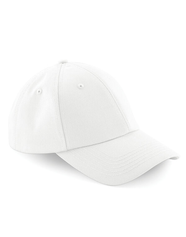 B59 Beechfield Authentic Baseball Cap Solid White