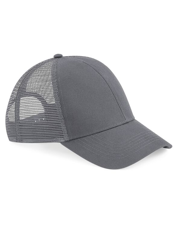 B60 Beechfield Organic Cotton Trucker Graphite
