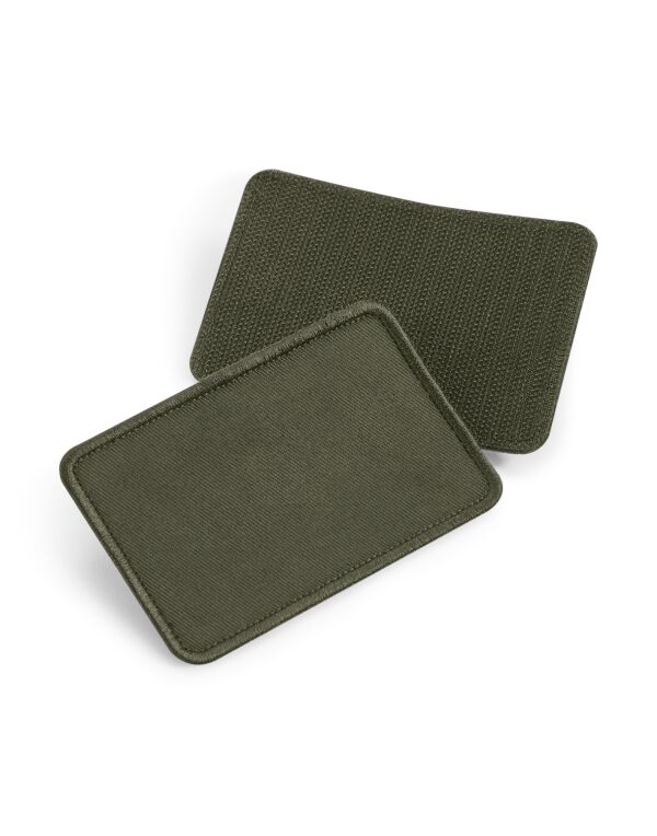 B600 Beechfield Cotton Removable Patch Military Green