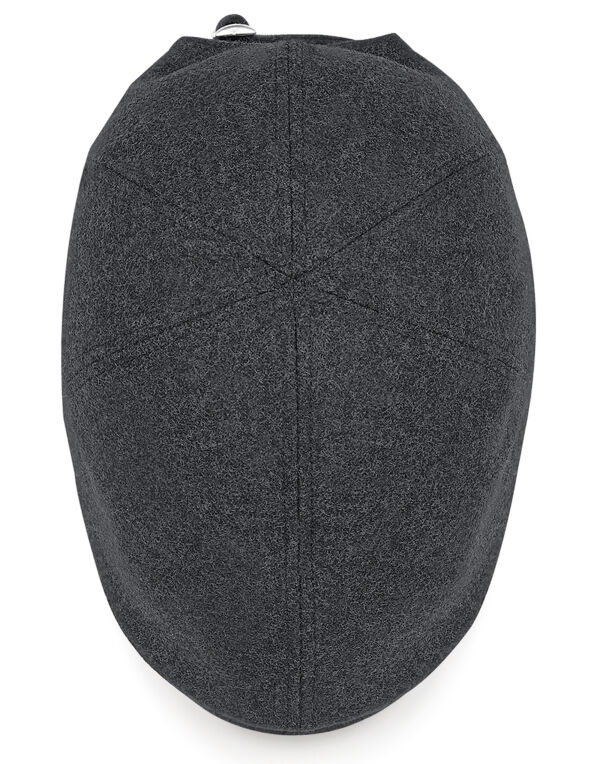 B623 Beechfield Melton Wool Ivy Cap Charcoal Marl