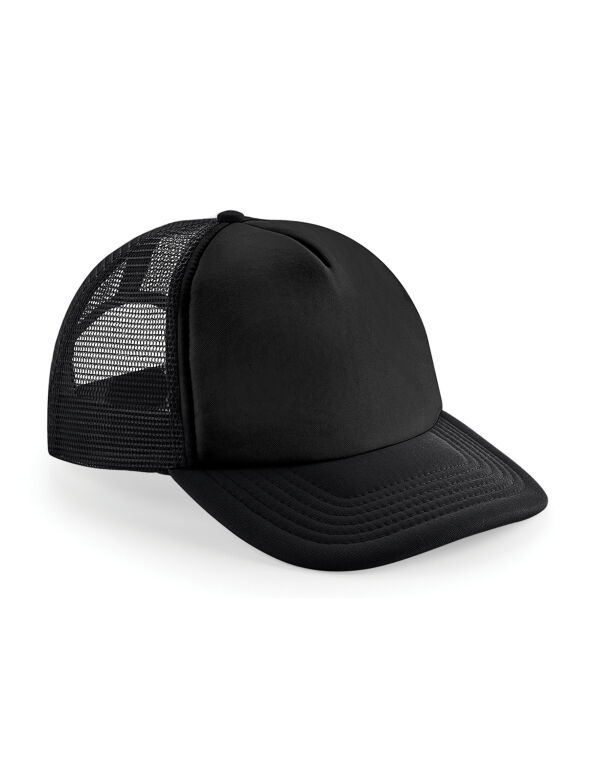 B645 Beechfield Vintage Snapback Trucker Black/Black B645 Beechfield Vintage Snapback Trucker Black/Black