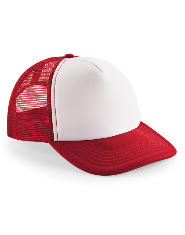 B645 Beechfield Vintage Snapback Trucker Classic Red/White B645 Beechfield Vintage Snapback Trucker Classic Red/White