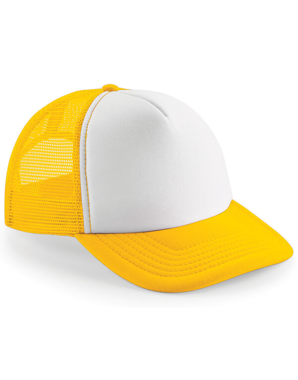 B645 Beechfield Vintage Snapback Trucker Sunflower/White B645 Beechfield Vintage Snapback Trucker Sunflower/White