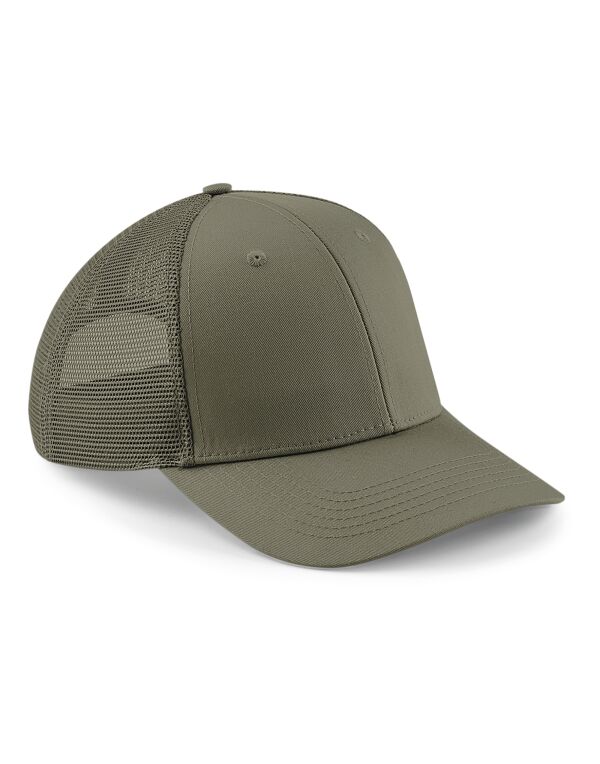 B646 Beechfield Urbanwear Trucker Olive Green