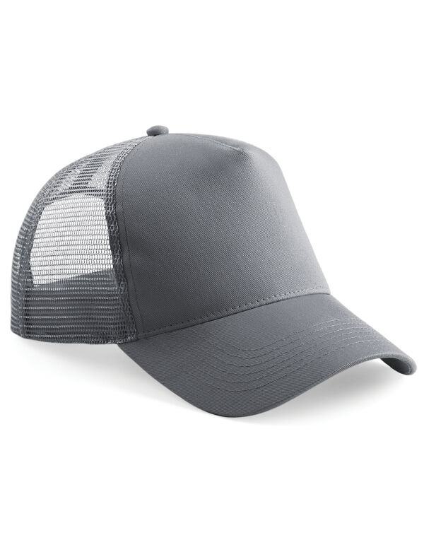 B640 Beechfield Snapback Trucker Graphite Grey/Graphite Grey