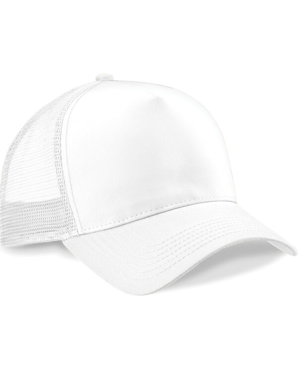 B640 Beechfield Snapback Trucker White/White B640 Beechfield Snapback Trucker White/White