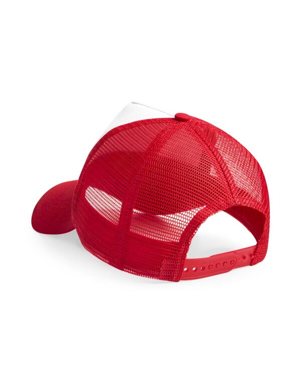 B640B Beechfield Junior Snapback Trucker Classic Red/White B640B Beechfield Junior Snapback Trucker Classic Red/White